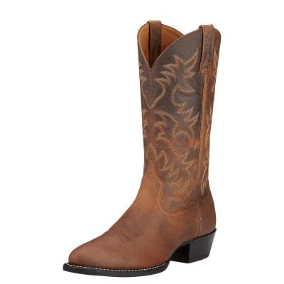 Ariat Heritage R Toe Kahverengi Western Csizma Erkek (39809-546)